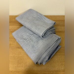 2pc 31.5" x 20" Light Gray Pillowcases